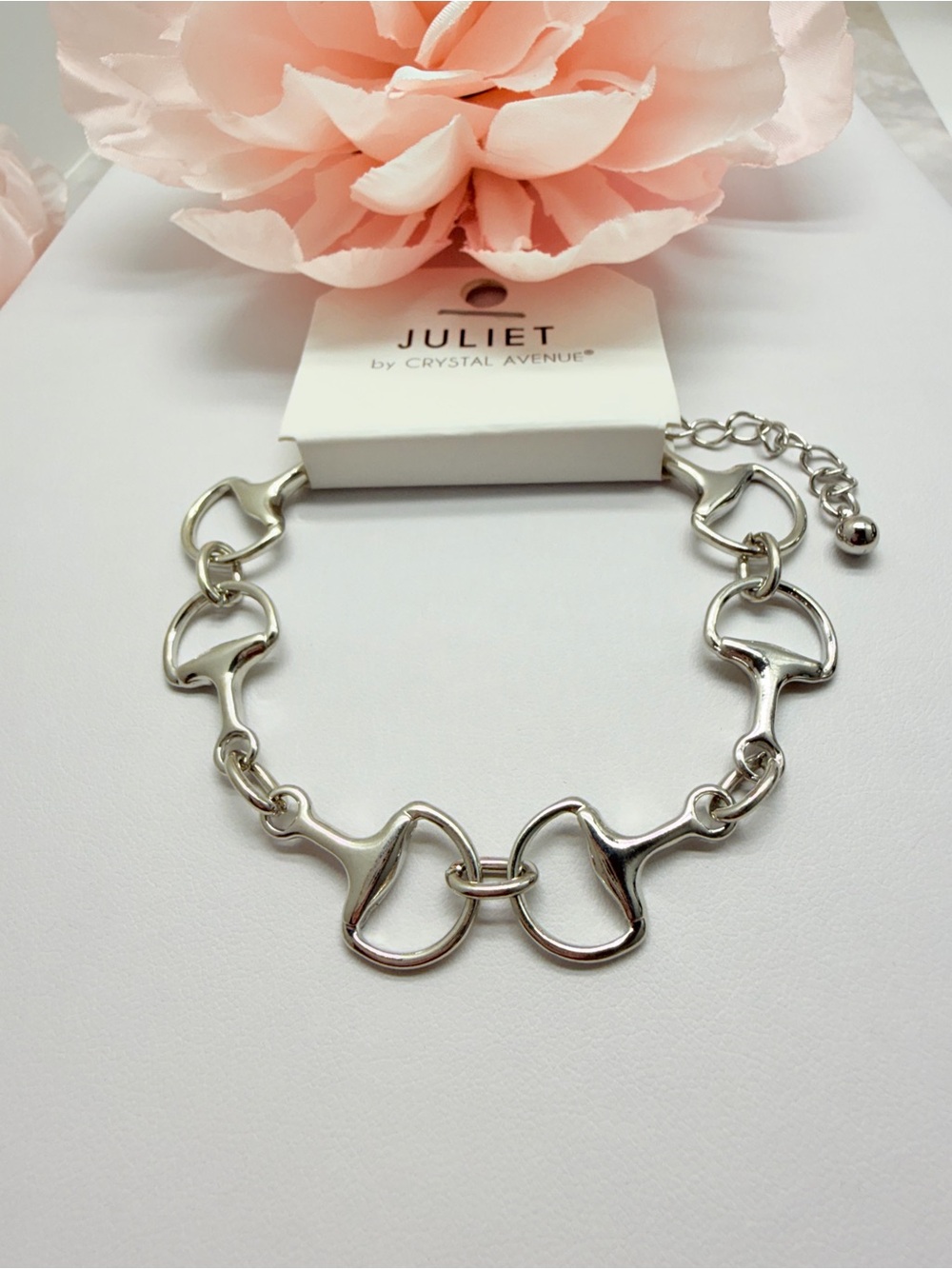 Silver horse bit bracelet 
#western 
#B0814